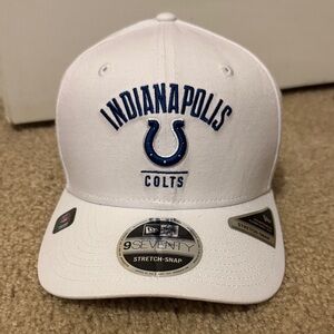 New Era Indianapolis Colts White and Blue Hat